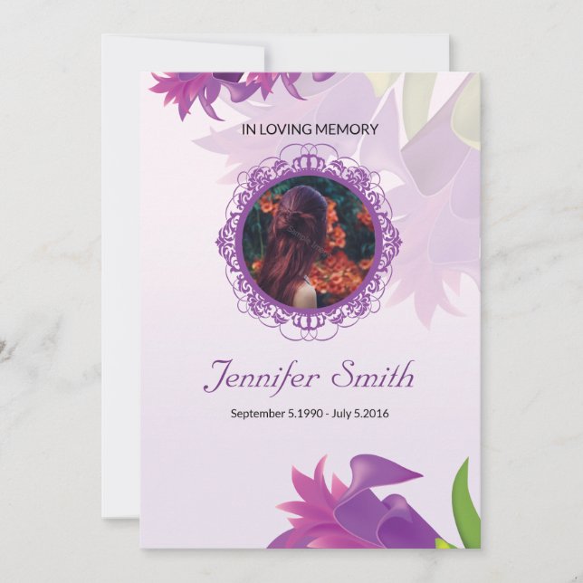 Funeral Program Template (Front)