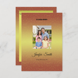 Funeral Program template