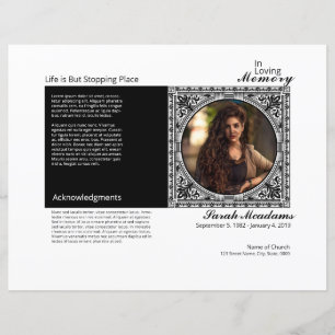 Funeral Program Template