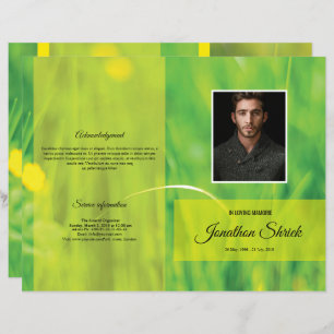 Funeral Program Template