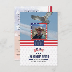 Funeral Program Template for Military Army