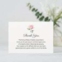 Funeral Religious Memorial Pink Rose Floral
