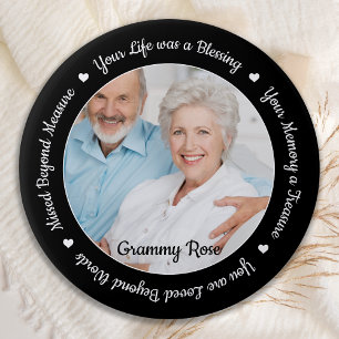 Funeral Remembrance Keepsake Memorial Photo 6 Cm Round Badge