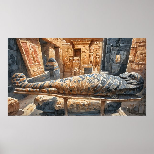 Funeral Rites of the Pharaohs Poster (Front)