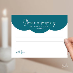 Funeral Service, Share a memory Memorial Card