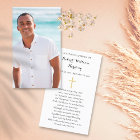 Funeral Sympathy Photo Memorial Prayer Cards