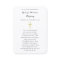 Funeral Sympathy Photo Memorial Prayer Cards