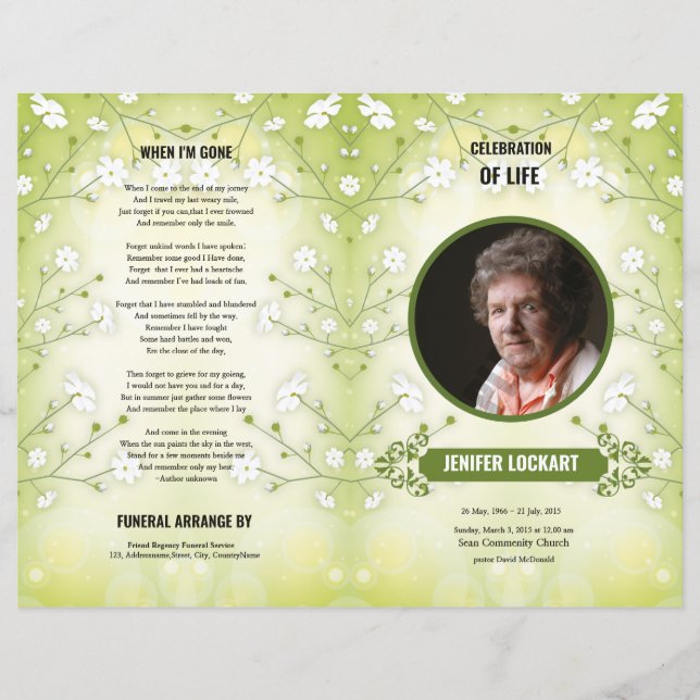 Funeral Template (Front)
