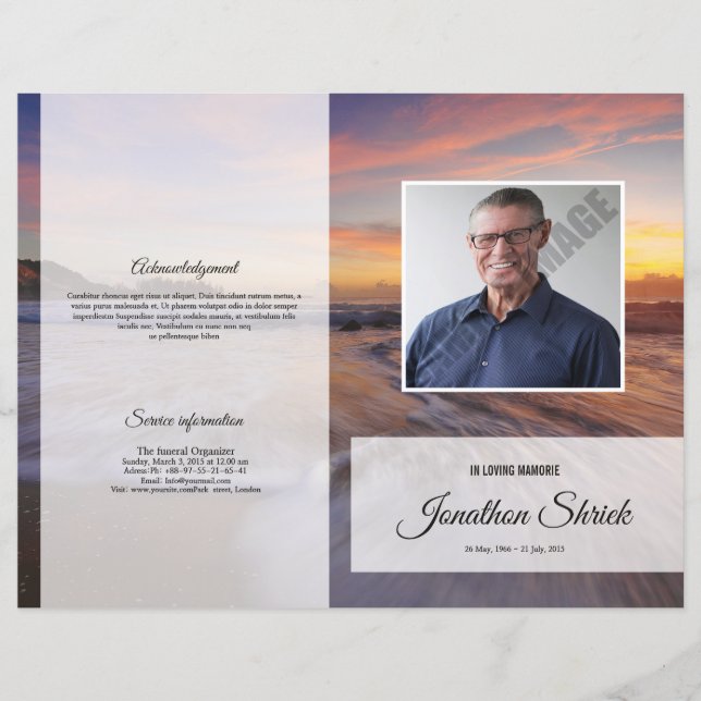 Funeral Template (Front)