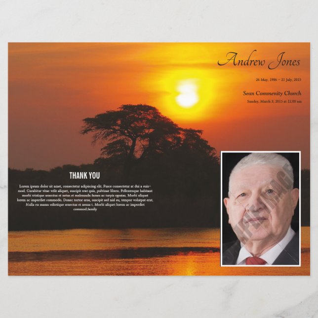 Funeral Template (Front)