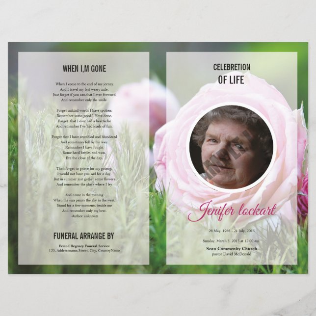Funeral Template (Front)