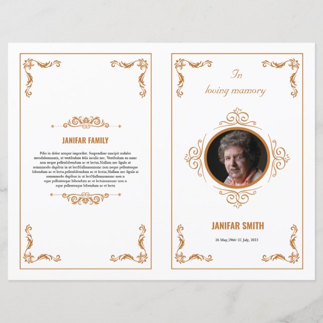 Funeral Template (Front)