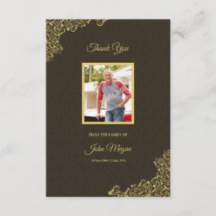 Funeral Thank you card