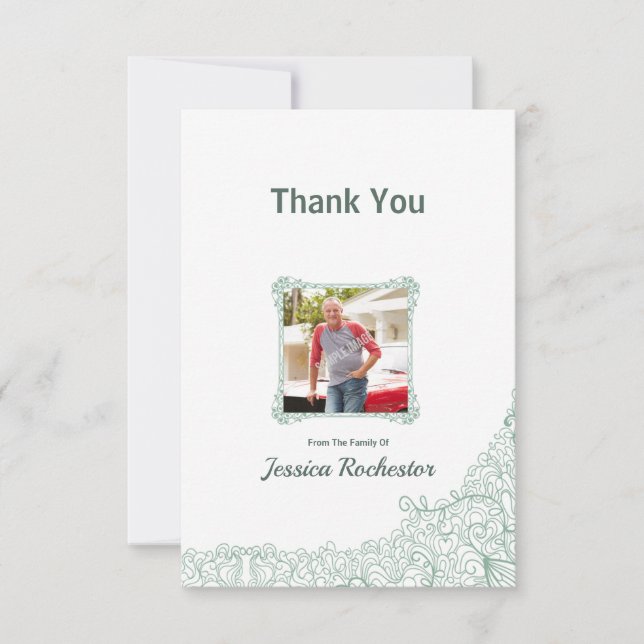 Funeral Thank You Card (Front)