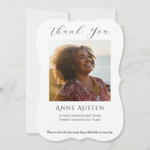 Funeral Thank You Card 