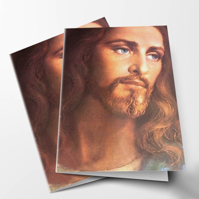 Funeral Thank You Cards | Christianity 1 (Christianity Jesus Sympathy Condolence Bereavement Catholic Religious Funeral Thank You Card)