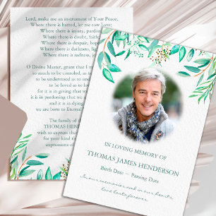 Funeral Thank You Cards Eucalyptus 1