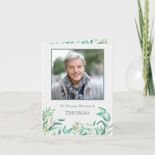 Funeral Thank You Cards | Eucalyptus Watercolor