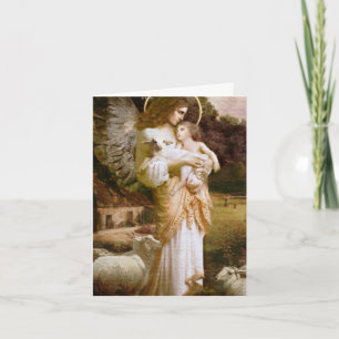 Funeral Thank You Cards Guardian Angel 03
