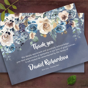Funeral Thank You Cards Loving Memories