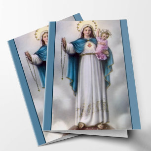 Funeral thank You Cards Mary 12 Stars