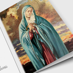 Funeral Thank You Cards Our Lady Mother Mary 1