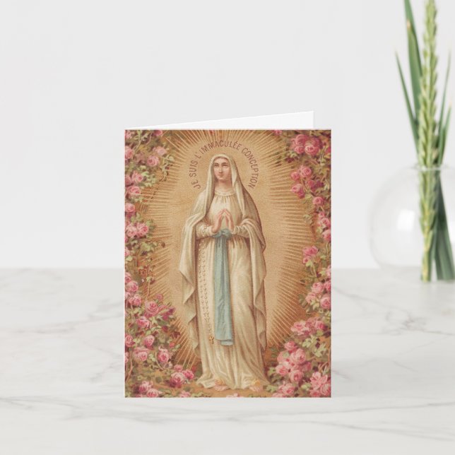 Funeral Thank You Cards | Our Lady of Lourdes (Front)