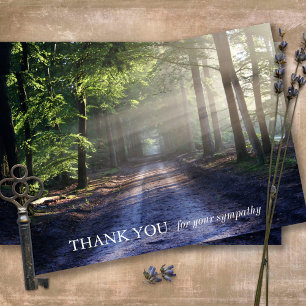 Funeral Thank You Cards   Suns Rays