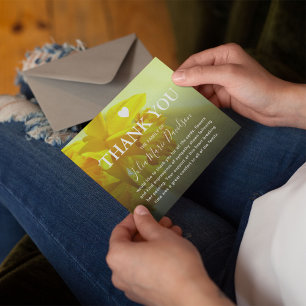 Funeral Thank You   Daffodil Memorial