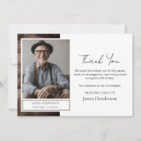 Funeral Thank You Photo