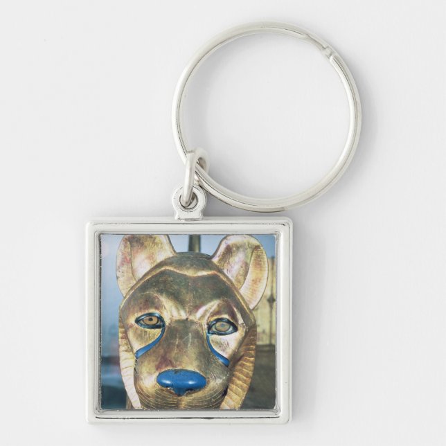 Funerary bedhead in the form of a lion key ring (Front)