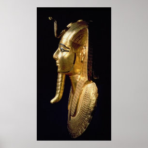 Funerary mask of Psusennes I Poster