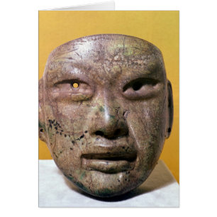 Funerary mask, Olmec, from Mexico