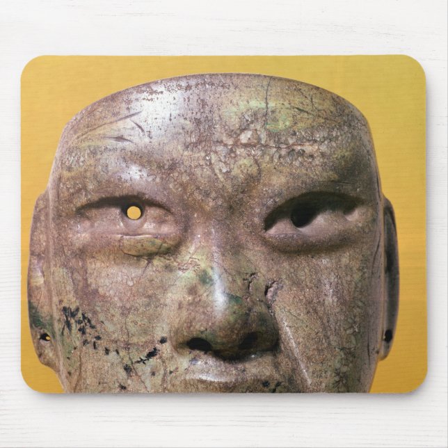 Funerary mask, Olmec, from Mexico Mouse Pad (Front)