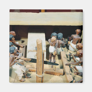 Funerary model of a carpentry workshop magnet