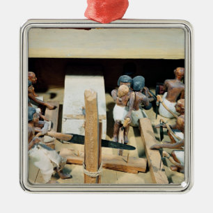 Funerary model of a carpentry workshop metal ornament