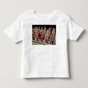 Funerary model of marching armed soldiers toddler T-Shirt