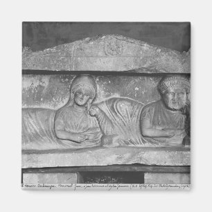 Funerary relief of a couple, from Palmyra, Syria Magnet