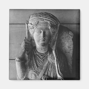 Funerary relief of a female figure, from Palmyra Magnet