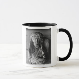 Funerary relief of a female figure, from Palmyra Mug