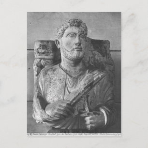 Funerary relief of Jarhai, from Palmyra, Syria Postcard
