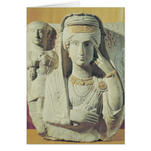 Funerary relief with a female figure