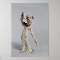 Funerary statue of a dancer, Tang Dynasty