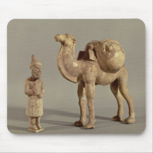 Funerary statuettes of a laden camel mouse pad
