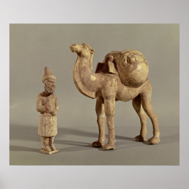 Funerary statuettes of a laden camel poster (Front)