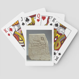 Funerary stela in the name of the lady Artemis, fr Playing Cards