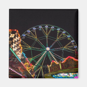 Funfair at Night Magnet