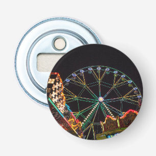 Funfair Ferris Wheel at Night Bottle Opener