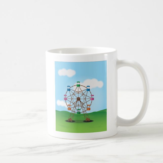 Funfair Wheel Coffee Mug (Right)