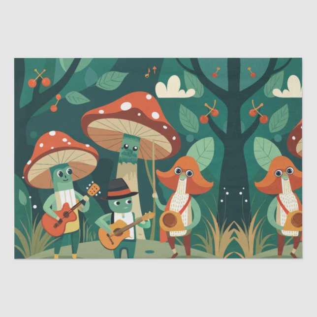 Funghi Funk Fest Tissue Paper (Front)